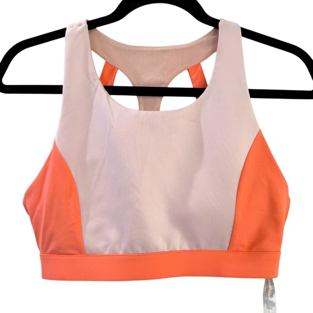 Fabletics Womens Colorblock Sports Bra Medium M Gym Yoga Sportbra